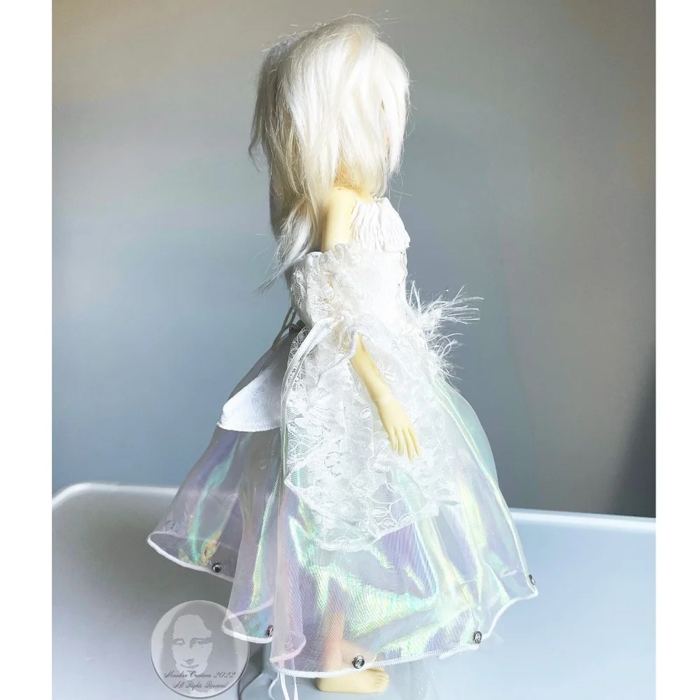 Ball Joint Doll Custom Yolanda Face Up by Impldoll 2009 43cm BJD + Violet Fern